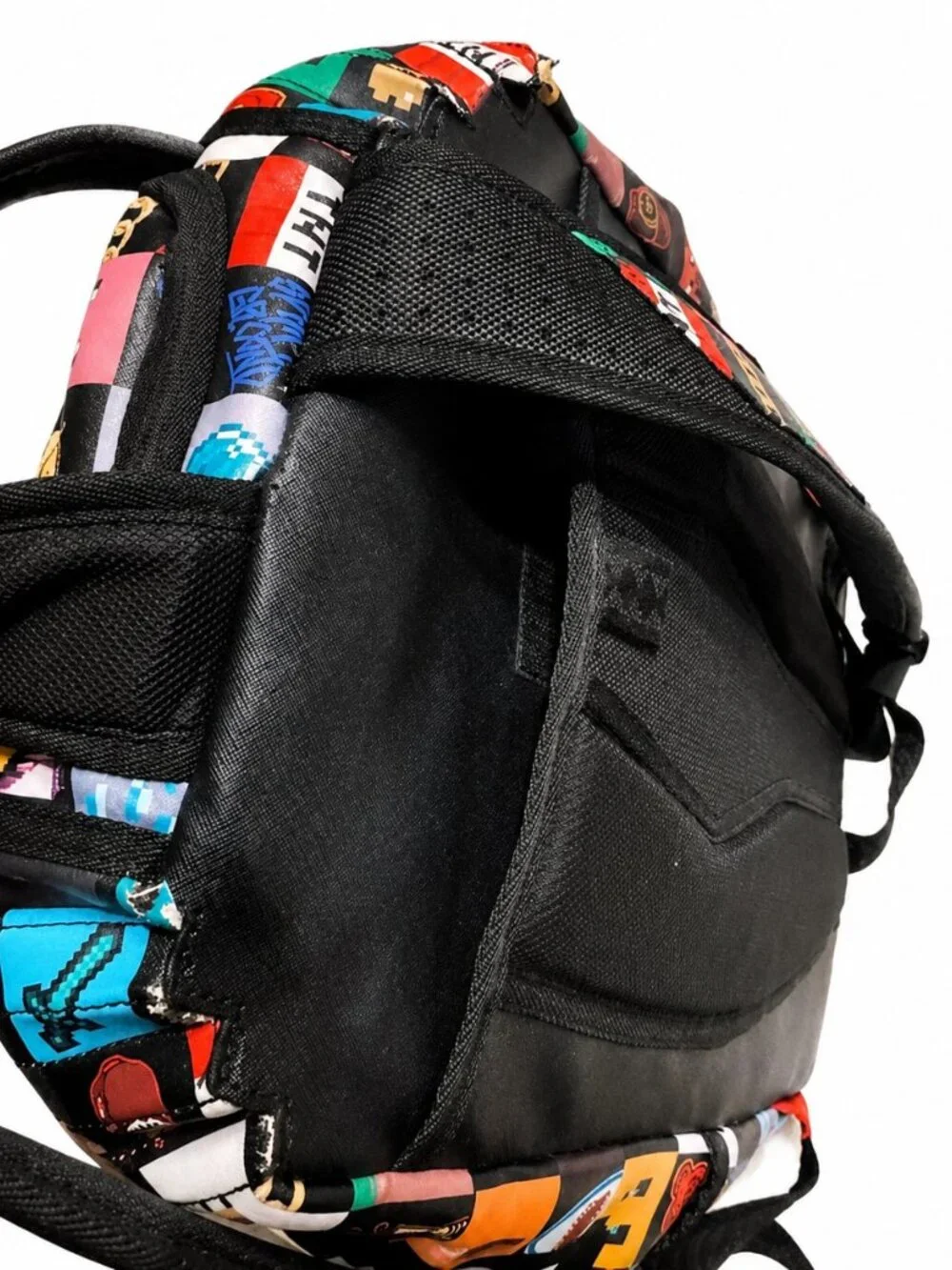 Sprayground x Minecraft Shark Backpack Rare Limited Edition Used